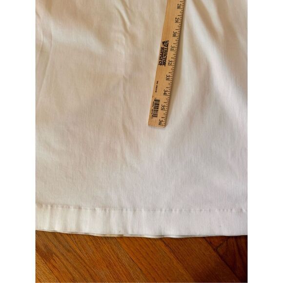 Yumi Eto White Midi Off Shoulder Chic Dress Size 40/8 - Picture 12 of 12